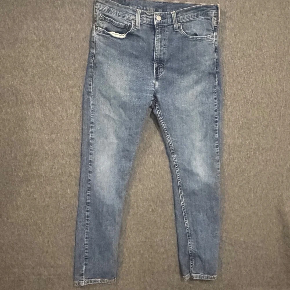 Levis 510 Skinny Jeans Mens 34x30 Blue Medium Wash Denim Pants Measures 31x27
